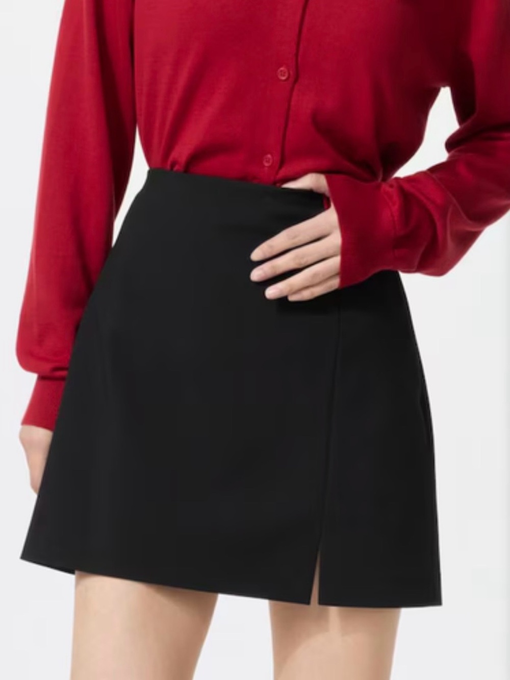 Classic Black Mini Skort - Women